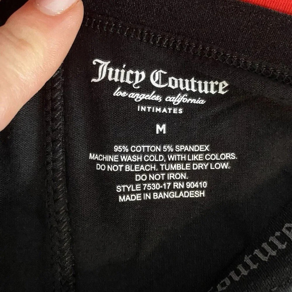 Juicy Couture Hipster Boy Short Purple Black Red Leopard Panty 5 Piece Set M - Picture 8 of 8